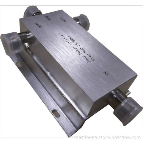 3 Way Silver Power Divider/splitter 2500mhz With 50Ω I/o Impedance